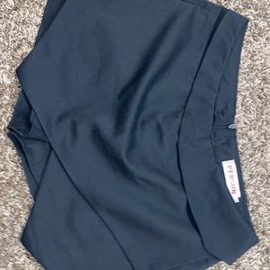 shorts with a skirt layover on the front